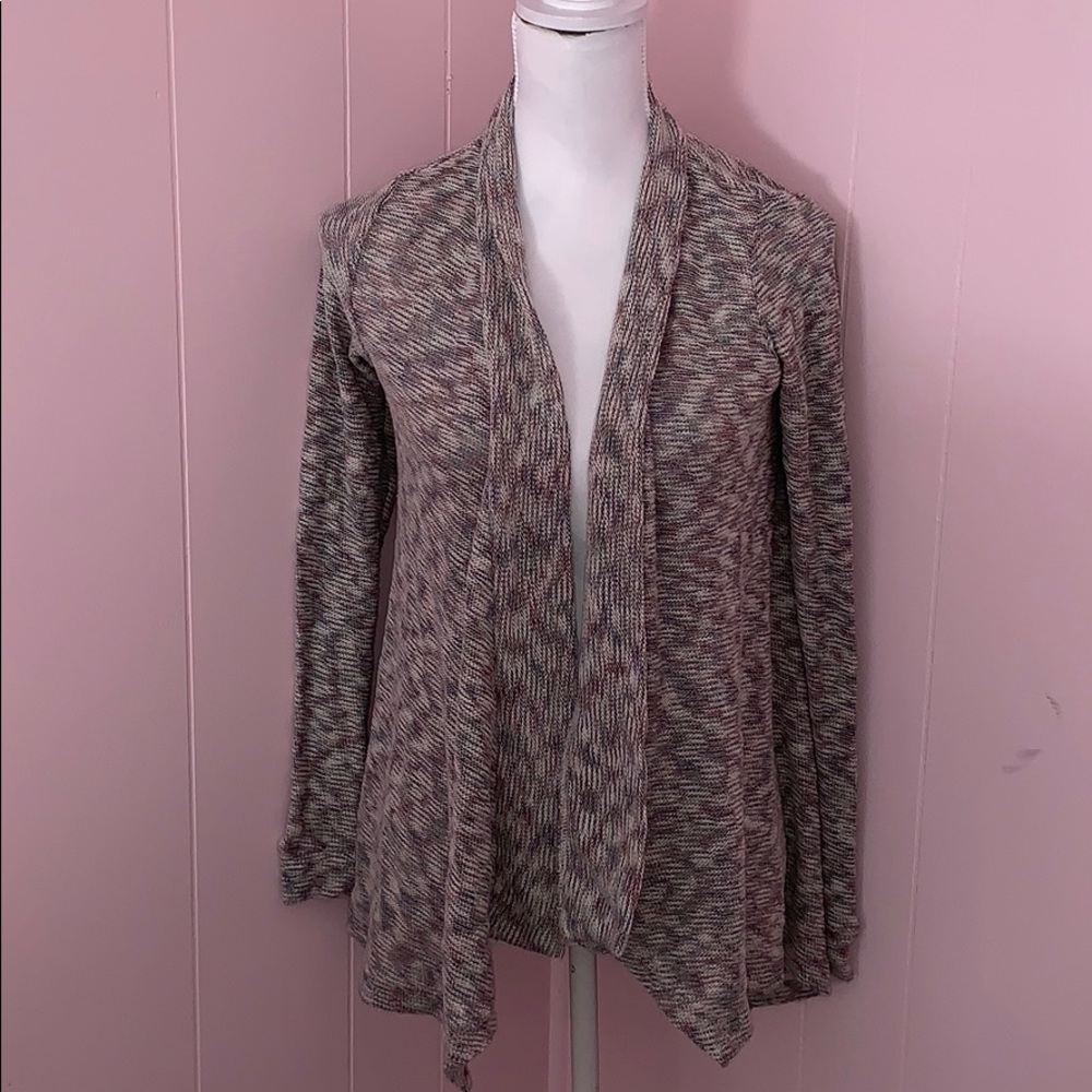 American eagle multicolor open cardigan NWT small